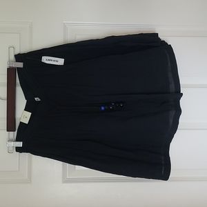 Black Beaded Belt Skirt by Old Navy Size - Small NWT